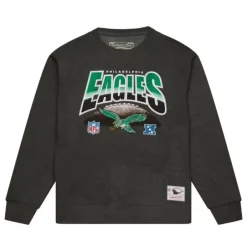 Men Mitchell & Ness Hoodies & Sweatshirts-Inzone Crew Philadelphia Eagles