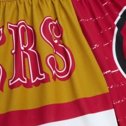 Men Mitchell & Ness Shorts-Jumbotron 3.0 Shorts San Francisco 49Ers