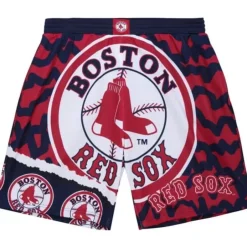 Men Mitchell & Ness Shorts-Jumbotron 2.0 Sublimated Shorts Boston Red Sox