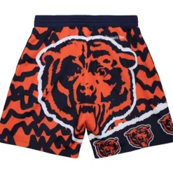 Men Mitchell & Ness Shorts-Jumbotron 2.0 Sublimated Shorts Chicago Bears