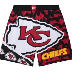 Men Mitchell & Ness Shorts-Jumbotron 2.0 Sublimated Shorts Kansas City Chiefs
