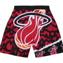 Men Mitchell & Ness Shorts-Jumbotron 2.0 Sublimated Shorts Miami Heat
