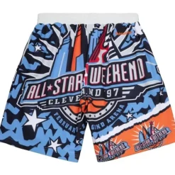 Men Mitchell & Ness Shorts-Jumbotron 2.0 Sublimated Shorts All Star 1997-98