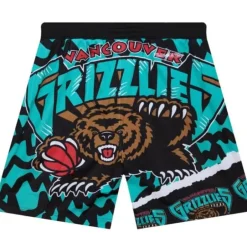 Men Mitchell & Ness Shorts-Jumbotron 2.0 Sublimated Shorts Vancouver Grizzlies