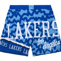Men Mitchell & Ness Shorts-Jumbotron 2.0 Sublimated Shorts Los Angeles Lakers
