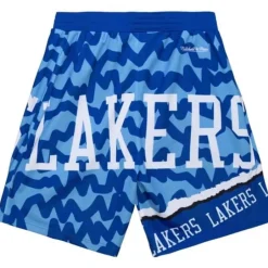 Men Mitchell & Ness Shorts-Jumbotron 2.0 Sublimated Shorts Los Angeles Lakers