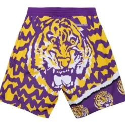 Men Mitchell & Ness Shorts-Jumbotron 2.0 Sublimated Shorts Louisiana State University