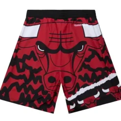 Men Mitchell & Ness Shorts-Jumbotron 2.0 Sublimated Shorts Chicago Bulls
