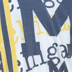 Men Mitchell & Ness T-Shirts & Tops-Jumbotron 2.0 Sublimated Ss Tee University Of Michigan