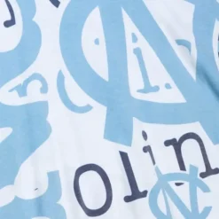 Men Mitchell & Ness T-Shirts & Tops-Jumbotron 2.0 Sublimated Ss Tee University Of North Carolina