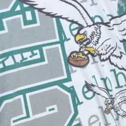 Men Mitchell & Ness T-Shirts & Tops-Jumbotron 2.0 Sublimated Ss Tee Philadelphia Eagles