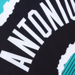 Men Mitchell & Ness T-Shirts & Tops-Jumbotron 2.0 Sublimated Tank San Antonio Spurs