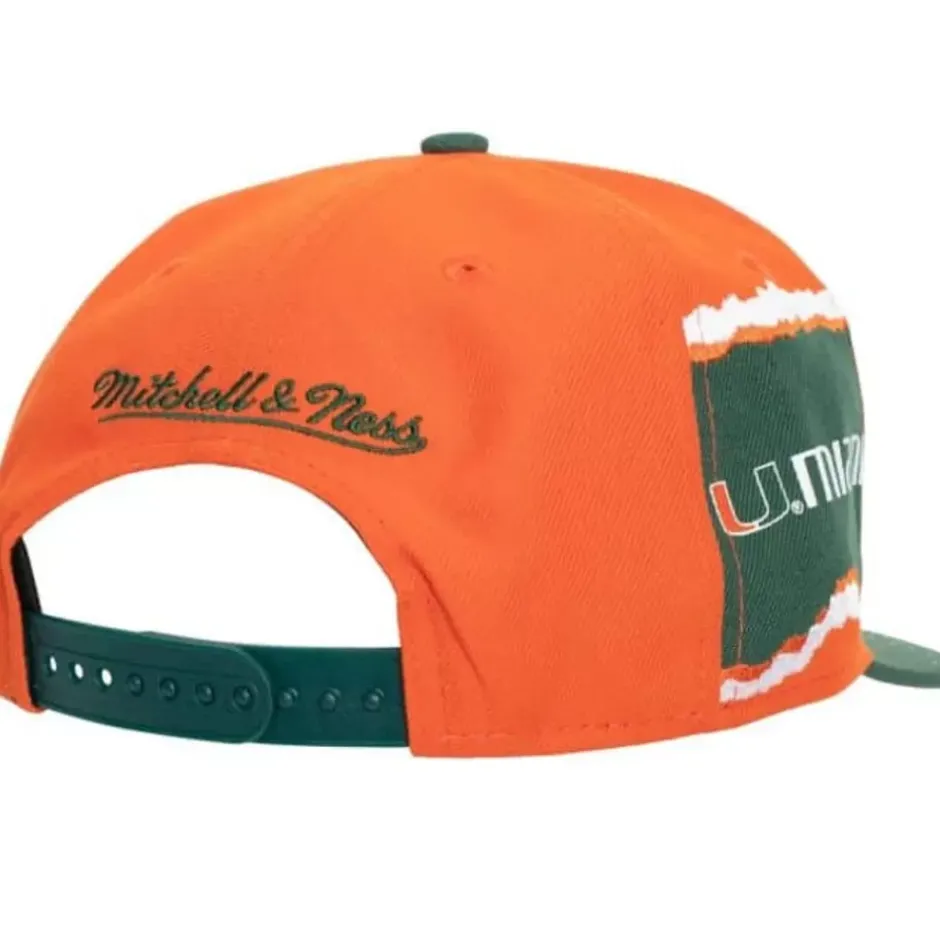 Mitchell & Ness Snapback-Jumbotron Snapback University Of Miami