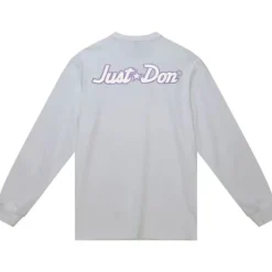 Men Mitchell & Ness T-Shirts & Tops-Just Don Sugar Overlay Ls Tee Nba All Star 1993-94