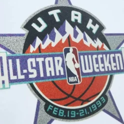 Men Mitchell & Ness T-Shirts & Tops-Just Don Sugar Overlay Ls Tee Nba All Star 1993-94