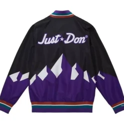Men Mitchell & Ness Jackets & Outerwear-Just Don Utah Jazz Warm Up Jacket Nba All Star 1993-94
