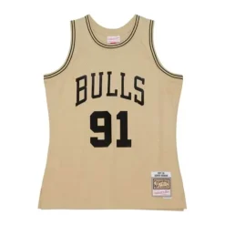 Mitchell & Ness Nba Swingman-Khaki Black Swingman Dennis Rodman Chicago Bulls 1997-98 Jersey