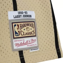 Mitchell & Ness Nba Swingman-Khaki Black Swingman Larry Johnson Charlotte Hornets 1992-93 Jersey