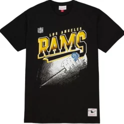 Men Mitchell & Ness T-Shirts & Tops-Kick Off Tee Los Angeles Rams