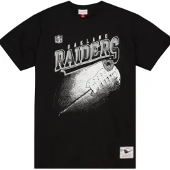 Men Mitchell & Ness T-Shirts & Tops-Kick Off Tee Oakland Raiders