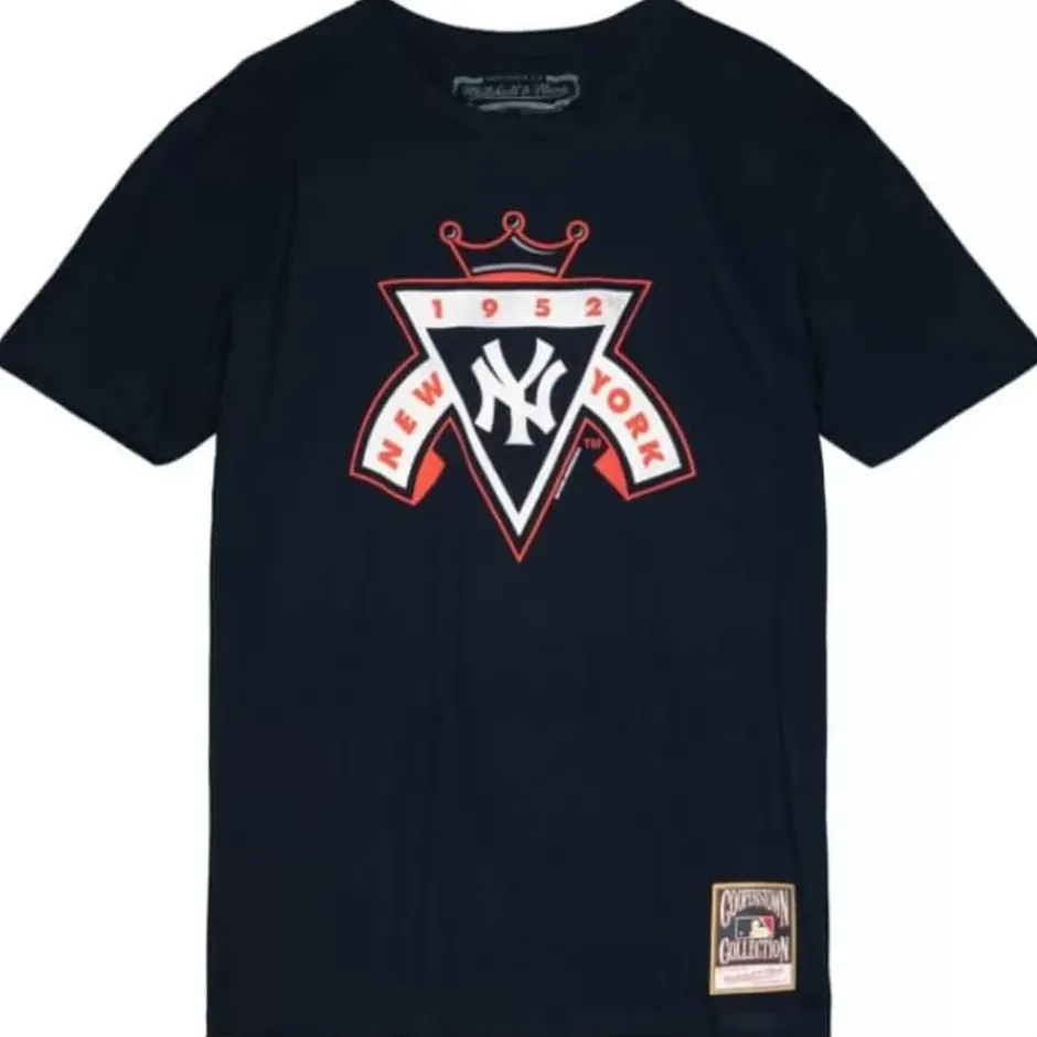 Men Mitchell & Ness T-Shirts & Tops-Kings Of New York Tee New York Yankees 1952