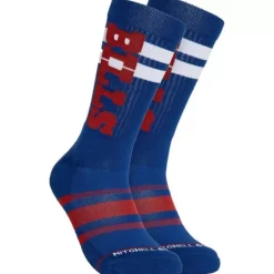 Woman Mitchell & Ness Accessories-Lateral Crew Socks Buffalo Bills