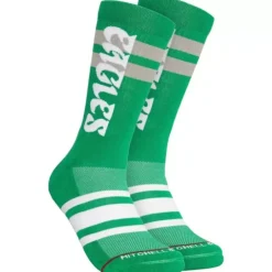 Woman Mitchell & Ness Accessories-Lateral Crew Socks Philadelphia Eagles