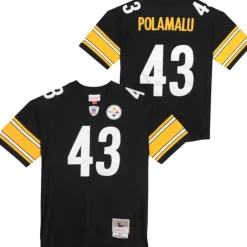 Youth Mitchell & Ness Infant & Toddler-Legacy Retired Player Troy Polamalu Pittsburgh Steelers Jersey