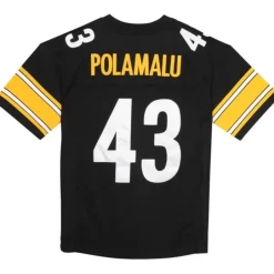 Youth Mitchell & Ness Infant & Toddler-Legacy Retired Player Troy Polamalu Pittsburgh Steelers Jersey