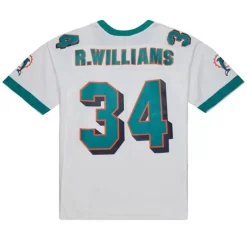 Mitchell & Ness Nfl Legacy-Legacy Ricky Williams Miami Dolphins White 2002 Jersey