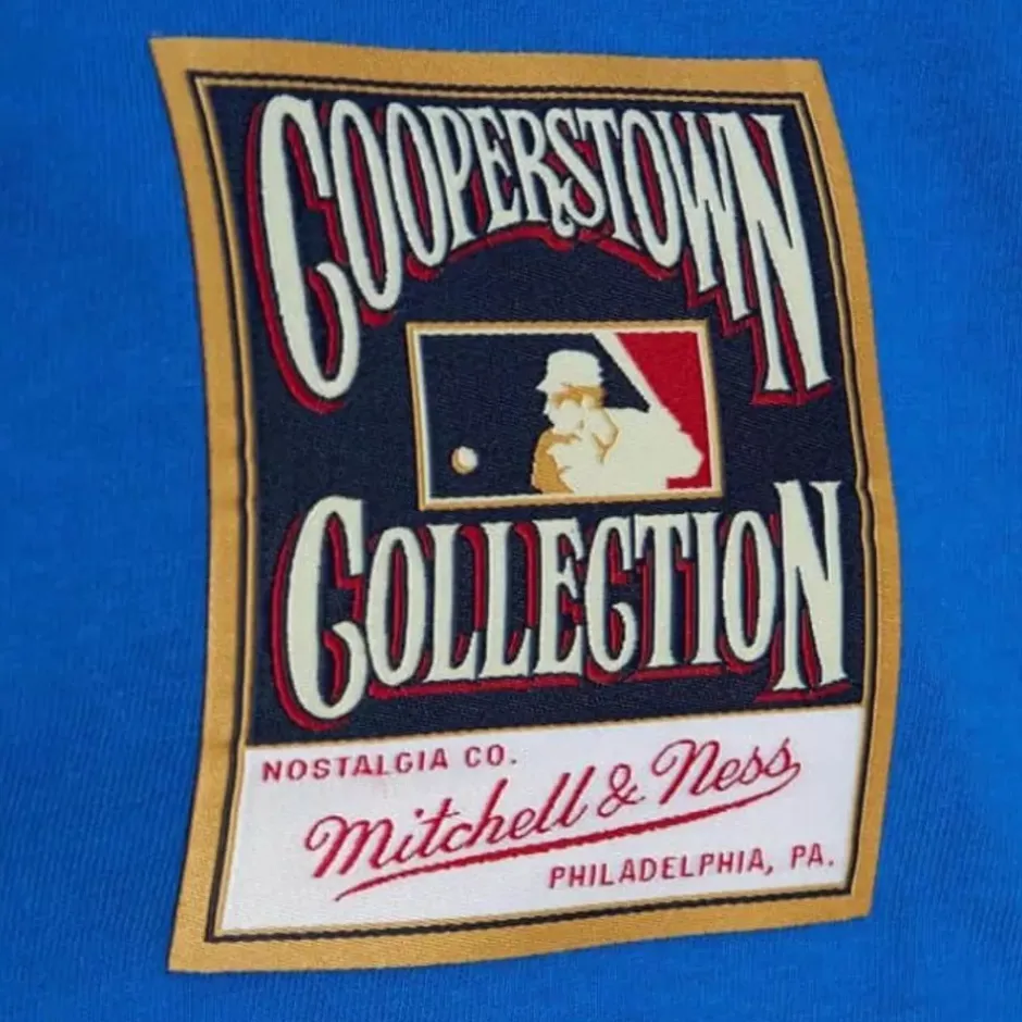 Men Mitchell & Ness T-Shirts & Tops-Legend Portrait Tee Brooklyn Dodgers Jackie Robinson