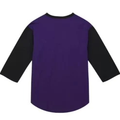 Men Mitchell & Ness T-Shirts & Tops-Legendary Slub Henley Colorado Rockies