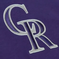 Men Mitchell & Ness T-Shirts & Tops-Legendary Slub Henley Colorado Rockies