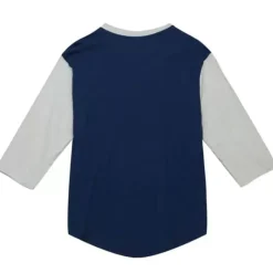 Men Mitchell & Ness T-Shirts & Tops-Legendary Slub Henley Georgetown University