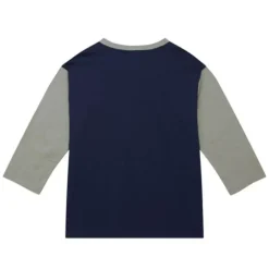 Men Mitchell & Ness T-Shirts & Tops-Legendary Slub Henley New York Yankees