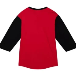 Men Mitchell & Ness T-Shirts & Tops-Legendary Slub Henley Ohio State