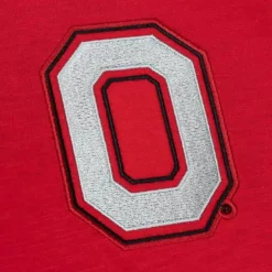 Men Mitchell & Ness T-Shirts & Tops-Legendary Slub Henley Ohio State