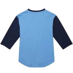 Men Mitchell & Ness T-Shirts & Tops-Legendary Slub Henley University Of North Carolina