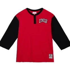 Men Mitchell & Ness T-Shirts & Tops-Legendary Slub Henley Unlv