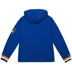 Men Mitchell & Ness T-Shirts & Tops-Legendary Slub Long Sleeve Hoodie Milwaukee Brewers