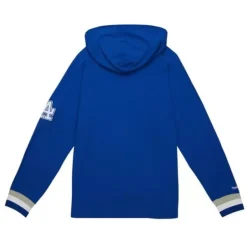 Men Mitchell & Ness T-Shirts & Tops-Legendary Slub Long Sleeve Hoodie Los Angeles Dodgers