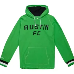 Men Mitchell & Ness T-Shirts & Tops-Legendary Slub Long Sleeve Hoodie Austin Fc