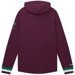 Men Mitchell & Ness Hoodies & Sweatshirts-Legendary Slub Long Sleeve Hoodie Anaheim Ducks