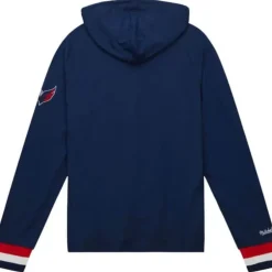 Men Mitchell & Ness Hoodies & Sweatshirts-Legendary Slub Long Sleeve Hoodie Washington Capitals