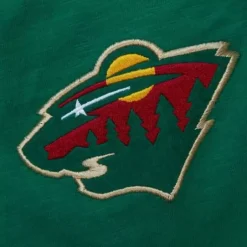 Men Mitchell & Ness Hoodies & Sweatshirts-Legendary Slub Long Sleeve Hoodie Minnesota Wild