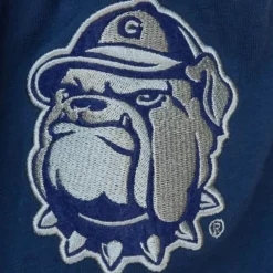 Men Mitchell & Ness T-Shirts & Tops-Legendary Slub Long Sleeve Hoodie Georgetown University