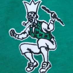 Men Mitchell & Ness T-Shirts & Tops-Legendary Slub Long Sleeve Hoodie Boston Celtics