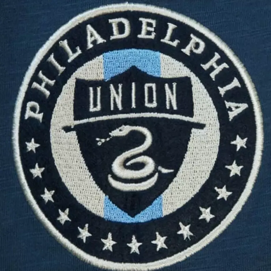 Men Mitchell & Ness T-Shirts & Tops-Legendary Slub Long Sleeve Hoodie Philadelphia Union