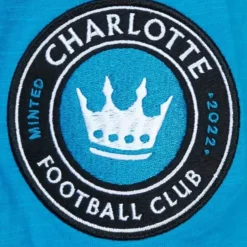 Men Mitchell & Ness T-Shirts & Tops-Legendary Slub Long Sleeve Hoodie Charlotte Fc