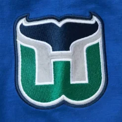 Men Mitchell & Ness Hoodies & Sweatshirts-Legendary Slub Long Sleeve Hoodie Hartford Whalers